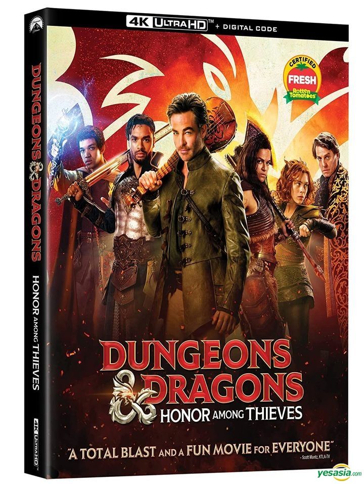 YESASIA Dungeons Dragons Honor Among Thieves 2023 4K Ultra HD