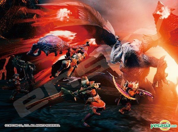 YESASIA Monster Hunter Rise Crimson Glow Valstrax Jigsaw Puzzle 150