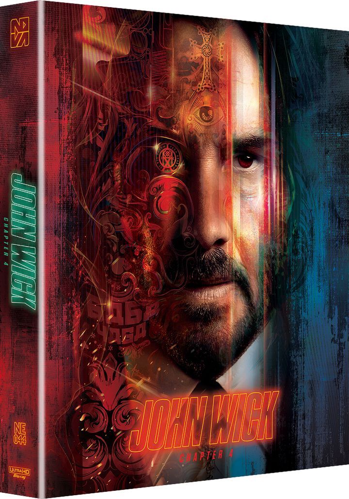 YESASIA 殺神John Wick 4 4K Ultra HD Blu ray Lenticular Full Slip 鐵盒