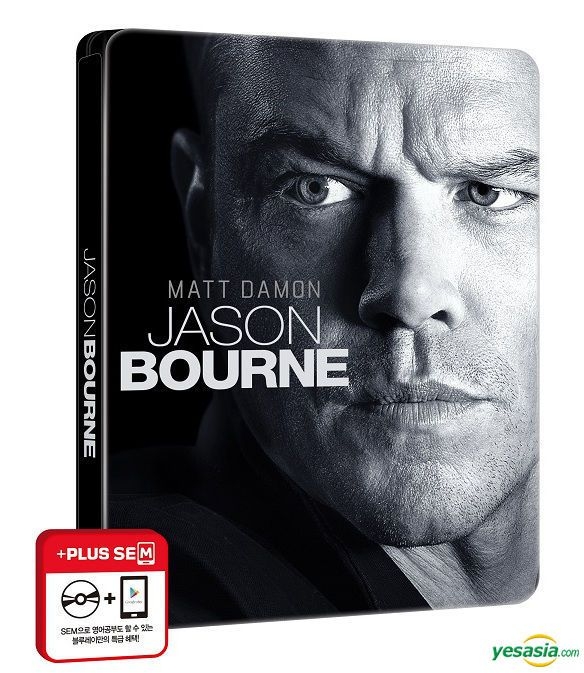 YESASIA Jason Bourne Blu Ray Steelbook Limited Edition Black