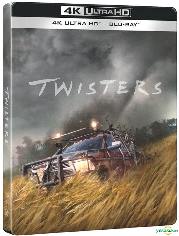 YESASIA Twisters 2024 4K Ultra HD Blu Ray Steelbook Hong Kong