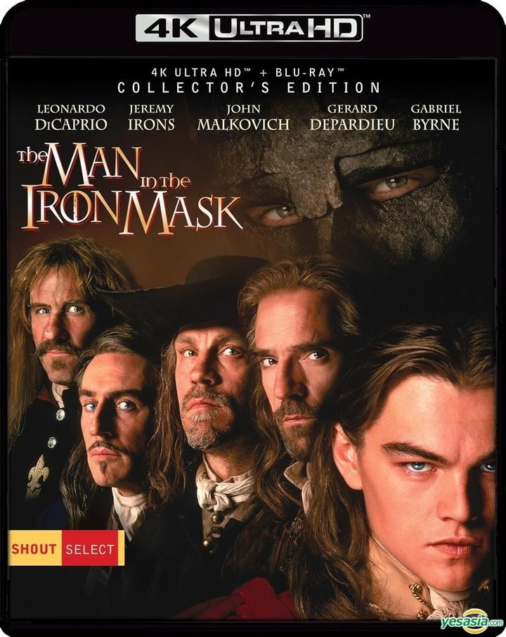 YESASIA The Man In The Iron Mask 1998 4K Ultra HD Blu Ray