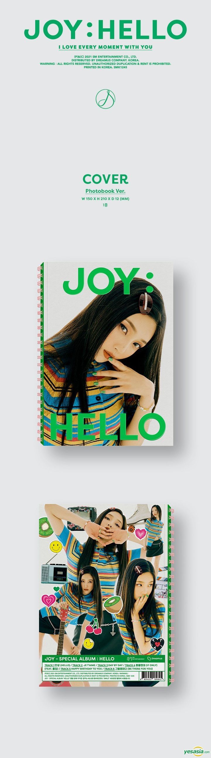 Yesasia Red Velvet Joy Special Album Hello Photo Book Version Cd