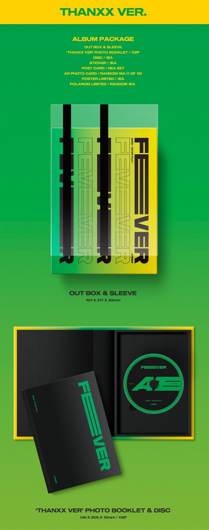 Yesasia Ateez Mini Album Vol Zero Fever Part Random Version