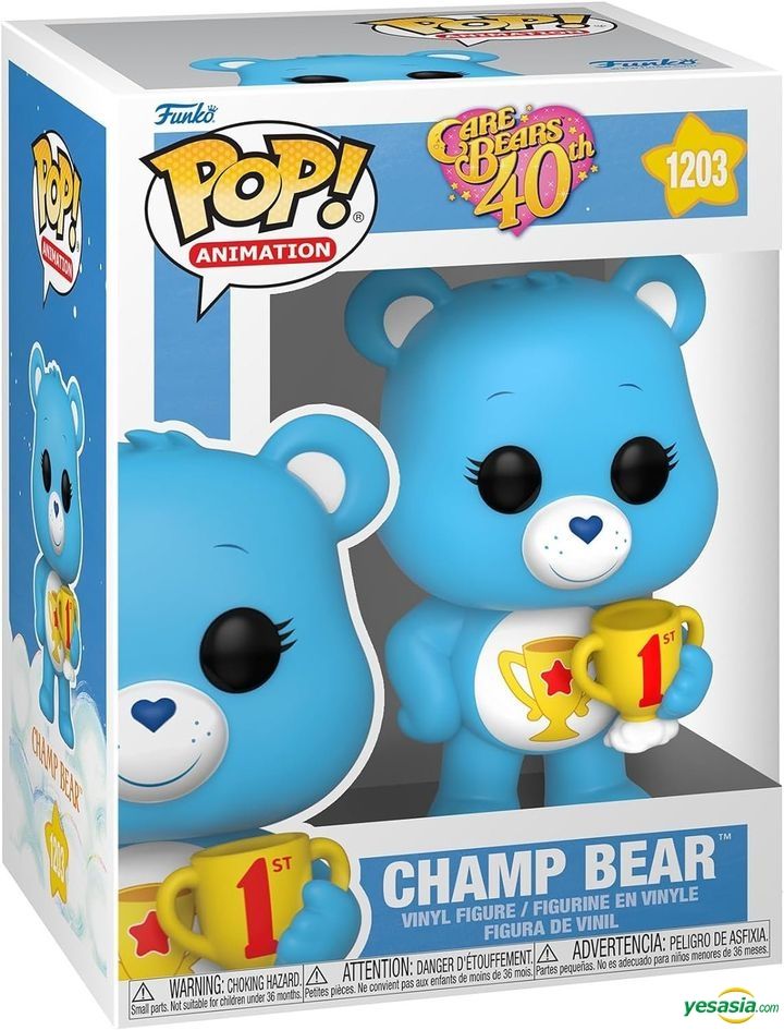 YESASIA FUNKO POP ANIMATION Care Bears Champ Bear 40th