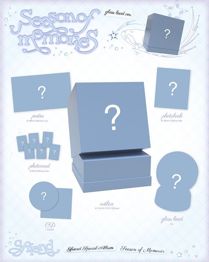 Yesasia Gfriend Special Album Season Of Memories Glass Bead Version