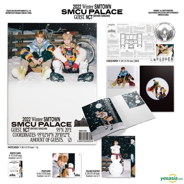 YESASIA 2022 Winter SMTOWN SMCU PALACE GUEST NCT SUNGCHAN SHOTARO