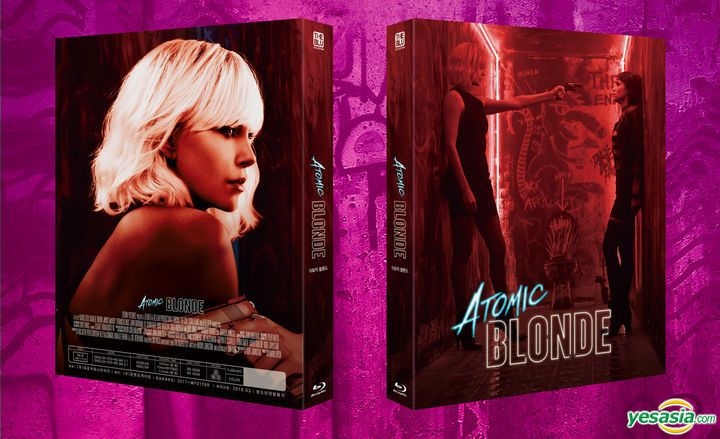 YESASIA Atomic Blonde Blu Ray Lenticular Steelbook Limited Edition