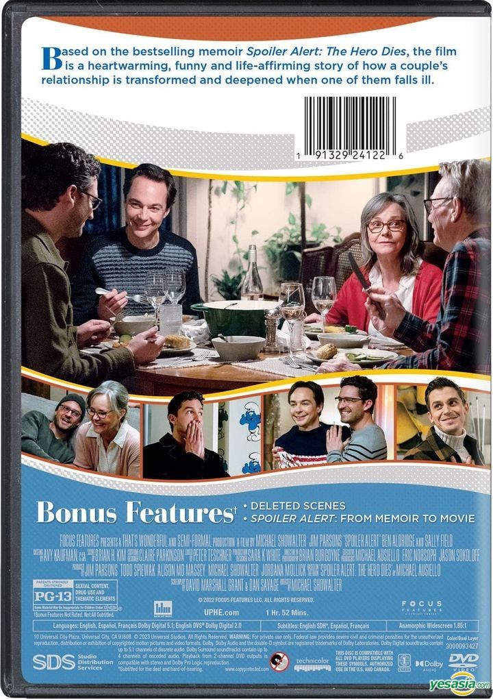 YESASIA 劇透預警 2022 DVD 美國版 DVD Jim Parsons Ben Aldridge