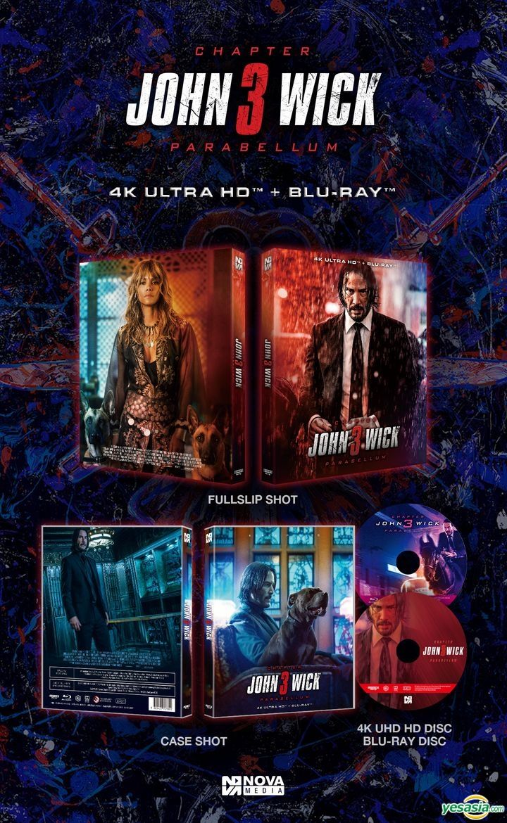 YESASIA John Wick Chapter 3 Parabellum 4K Ultra HD Blu Ray