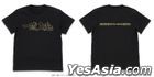 Haikyu!! To The Top : Fukurodani Gakuen High School Volleyball Club Support Flag T-Shirt (Black) (Size:S)