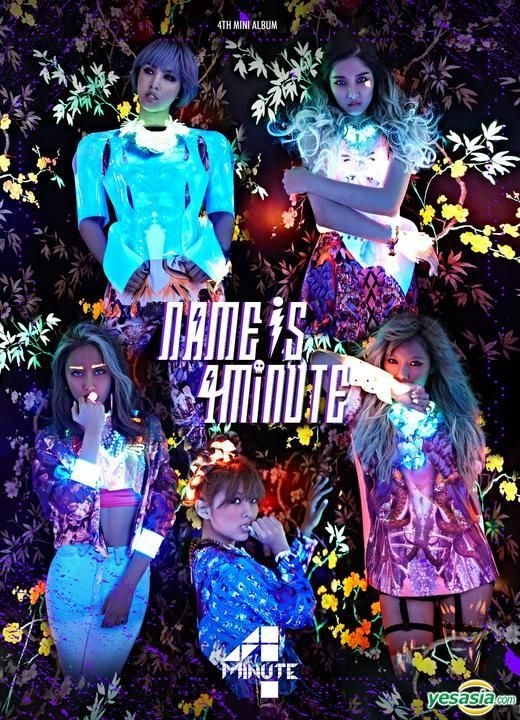 YESASIA: 4Minute Mini Album Vol. 4 - Name is 4minute + Poster in