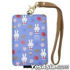 Miffy : Miffy Floral Series IC Card Case (Navy)
