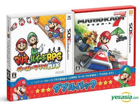 Oberst granske Highland YESASIA: Mario & Luigi RPG Paper Mario MIX, Mario Kart 7 Double Pack (3DS)  (Japan Version) - Nintendo, Nintendo - Nintendo DS / 3DS Games - Free  Shipping