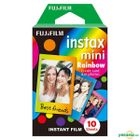 Fujifilm Instax Mini Film (Rainbow) (10 Pcs per Pack)