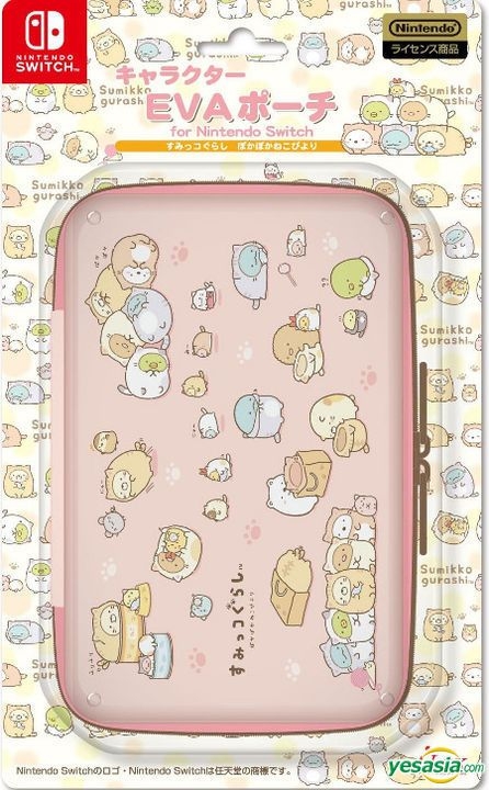 Yesasia Nintendo Switch Character Eva Pouch Sumikko Gurashi Pokapoka Neko Biyori Japan Version Nintendo Switch Games Free Shipping North America Site