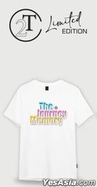 The Journey Memory - White Screened T Shirt (Design 2) (Size XXL)