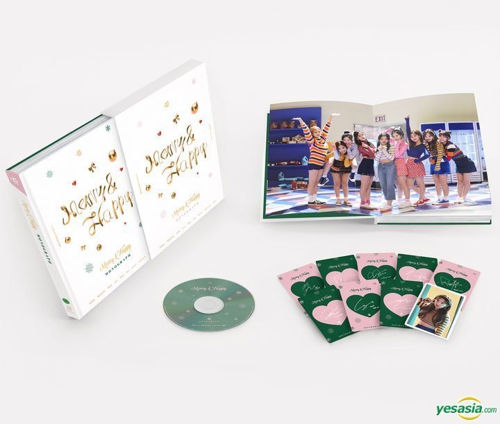 Yesasia Twice Merry Happy Monograph Photobook Making Dvd Photo Cards Limited Edition Dvd Photo Poster Female Stars Celebrity Gifts Groups Photo Album Gifts Twice Korea Jyp Entertainment Korean Collectibles Free Shipping