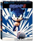 Sonic the Hedgehog 3 (2024) (4K Ultra HD + Blu-ray) (Steelbook A) (Taiwan Version)