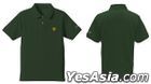 Mobile Suit Gundam : Zeon E.A.F. Embroidery Polo-Shirt (British Green) (Size:XL)
