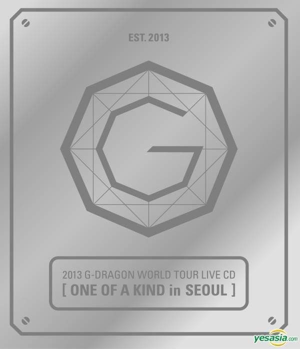 Yesasia G Dragon 13 G Dragon ワールドツアーlive Cd One Of A Kind In ソウル シルバー Cd G Dragon Big Bang 韓国の音楽cd 無料配送