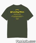 BOBBY 'Lucky Man' X Sopooom T-shirt (Type 2) (Design 5 AAA Olive) (Large)
