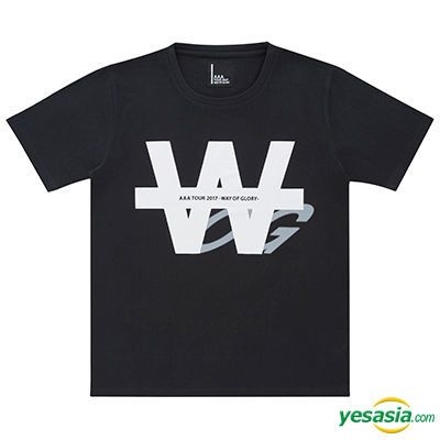 YESASIA: AAA TOUR 2017 -WAY OF GLORY- - T-Shirt（BLACK・XL