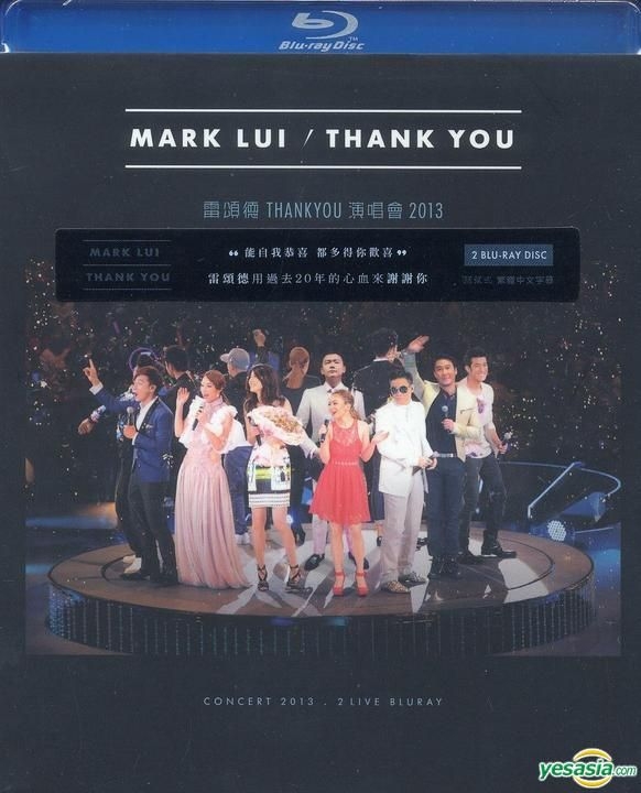 YESASIA : 雷頌德THANK YOU 演唱會2013 Live (2 Blu-ray) Blu-ray