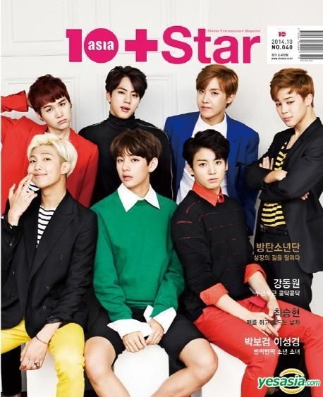 YESASIA: 10Asia + Star Vol. 40 (October 2014) (BTS Cover