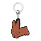 Dick Bruna ミッフィー ラバーマーカーチャーム うさぎ  （ブラウン）  