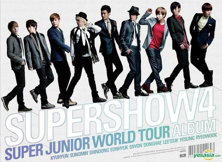 YESASIA Super Junior World Tour Album [Super Show 4] (3CD) (Taiwan