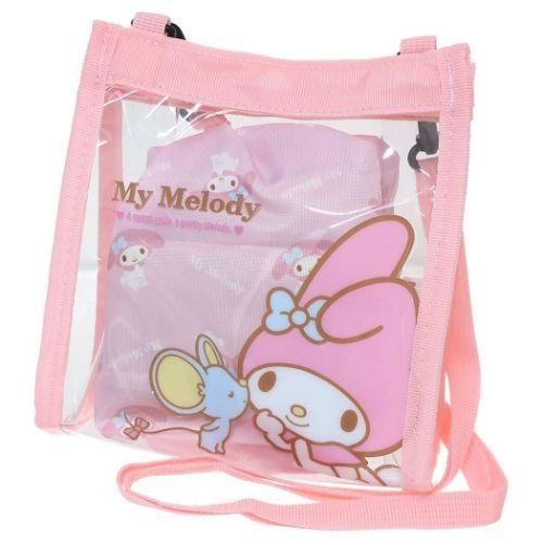 YESASIA: My Melody Clear Shoulder Bag with Drawstring Pouch - K