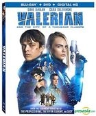 Valerian and the City of a Thousand Planets (2017) (Blu-ray + DVD + Digital HD) (US Version)