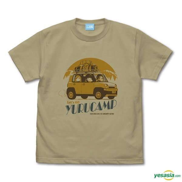 YESASIA: Laid-Back Camp : Laid-Back Camp Car T-Shirt Toba & Chiaki ...