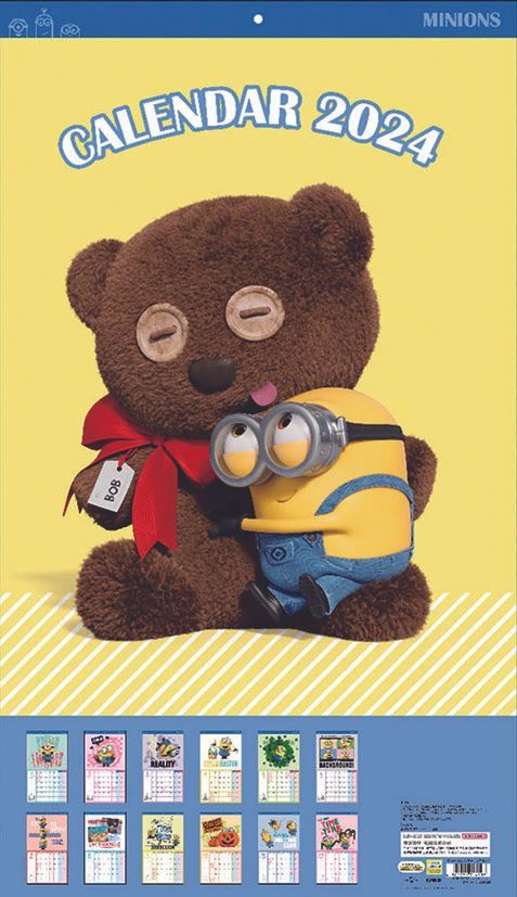 YESASIA: Minions 2024 Calendar (Japan Version) PHOTO/POSTER,CALENDAR ...