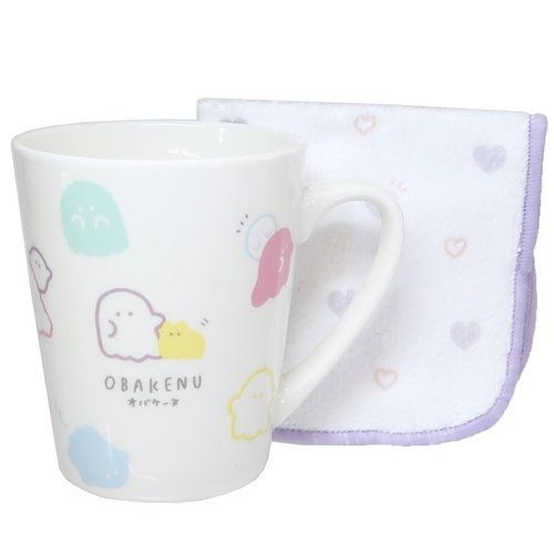 YESASIA Obakenu Mug with Towel Set CRUX Lifestyle & Gifts Free