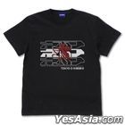 Evangelion : NERV Cyber Logo T-Shirt (BLACK) (Size:L)