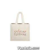 Colors Culture - CC North Star Fluffy Tote In Sky Beige