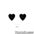 Wanna One : Ha Sung Woon Style - Polyp Earring (Heart Pair)