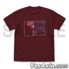 The Quintessential Quintuplets Season 2 : Itsuki Nakano Emotional T-Shirt (BURGUNDY) (Size:XL)