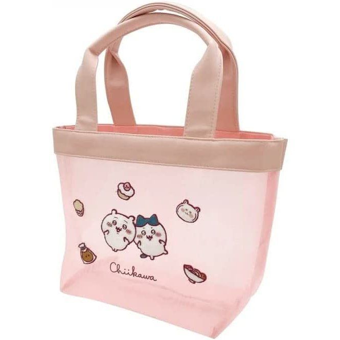 YESASIA Chiikawa Clear Tote Bag (Pink) Marimocraft Lifestyle