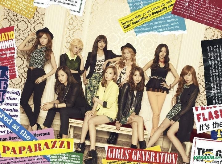 Yesasia Girls Generation Single Album Vol 4 Paparazzi Cddvd Version 2 Poster In Tube 0717