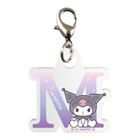 Sanrio Kuromi Initial Bag Charm / Keyring (M)