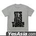Yu-Gi-Oh! Duel MonstersGX : Jaden "Now It's My Turn!" T-Shirt (Mix Gray) (Size:XL)