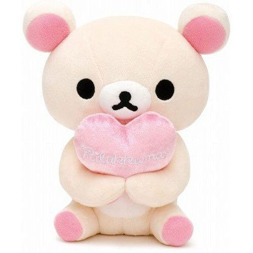 YESASIA: San-X Rilakkuma Plush Toy (Korilakkuma with Heart