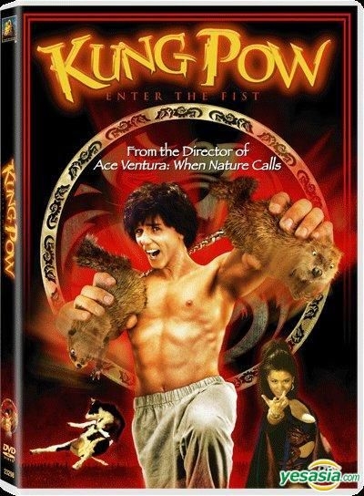 Kung Pow: Enter the Fist (2002) directed by Steve Oedekerk and starring  Steve Oedekerk, Fei Lung and Leo Lee. Original spoof martial arts movie  about the Chosen One who seeks to avenge