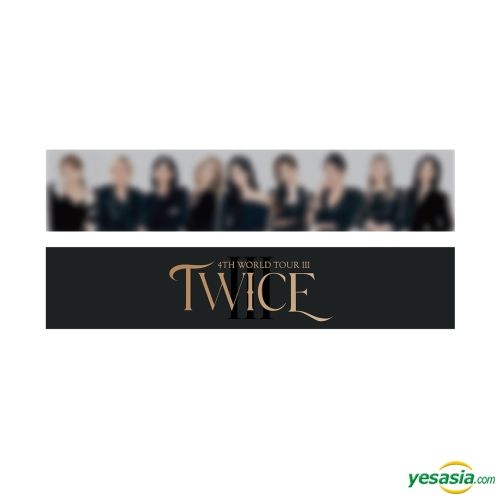 Yesasia Twice 21 4th World Tour 03 Photo Slogan Celebrity Gifts Photo Poster Female Stars Groups Gifts Twice Korea Twice Japan With Muu Korea Korean Collectibles Free Shipping