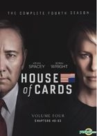 House Of Cards (2013) (DVD) (The Complete Fourth Season) (Hong Kong Version)