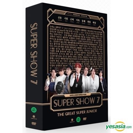 YESASIA: Super Junior - SUPER SHOW 7 (2DVD + Special Color Photobook +  First Press Photo Card) (Korea Version) MALE STARS