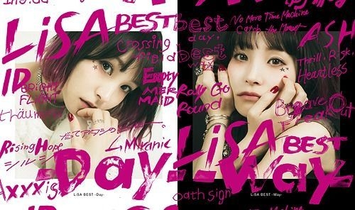 YESASIA : LISA BEST -Day- & LISA BEST -Way- (ALBUM+BLU-RAY +T